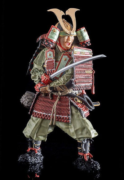 PLAMAX Plastic Model Kit 1/12 Kamakura Period Armoured Samurai Warrior 13cm - Model Kit - Max Factory - Hobby Figures UK