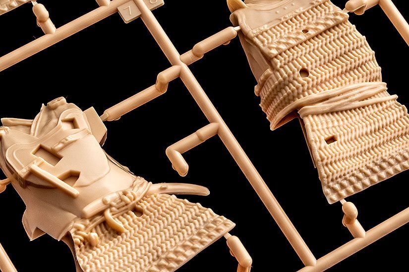 PLAMAX Plastic Model Kit 1/12 Kamakura Period Armoured Samurai Warrior 13cm - Model Kit - Max Factory - Hobby Figures UK