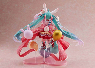 Miku Hatsune PVC Statue 1/7 Miku Hatsune Birthday 2021 (Pretty Rabbit Ver.) by Spiritale 21cm - Scale Statue - Square Enix - Hobby Figures UK