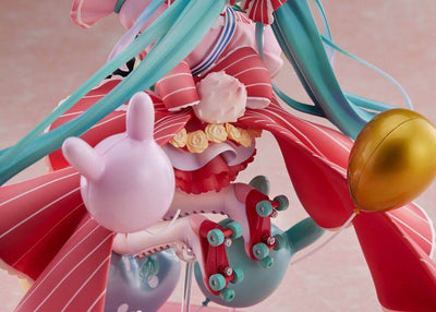 Miku Hatsune PVC Statue 1/7 Miku Hatsune Birthday 2021 (Pretty Rabbit Ver.) by Spiritale 21cm - Scale Statue - Square Enix - Hobby Figures UK