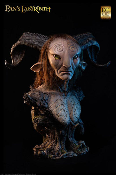 Pans Labyrinth Life-Size Bust Faun 75cm - Scale Statue - Elite Creature Collectibles - Hobby Figures UK