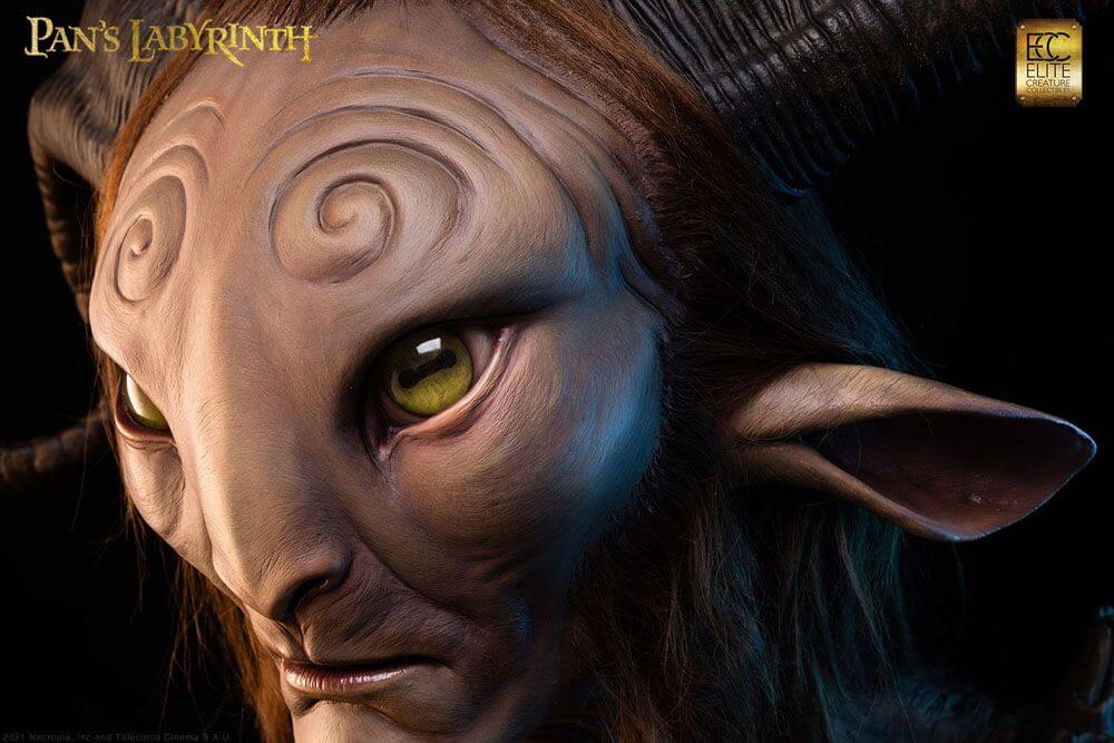 Pans Labyrinth Life-Size Bust Faun 75cm - Scale Statue - Elite Creature Collectibles - Hobby Figures UK
