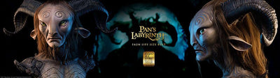 Pans Labyrinth Life-Size Bust Faun 75cm - Scale Statue - Elite Creature Collectibles - Hobby Figures UK