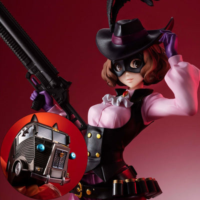 Persona 5 Royal Lucrea PVC Statue Noir (Haru Okumura) & Morgana Car 24cm - Scale Statue - Megahouse - Hobby Figures UK