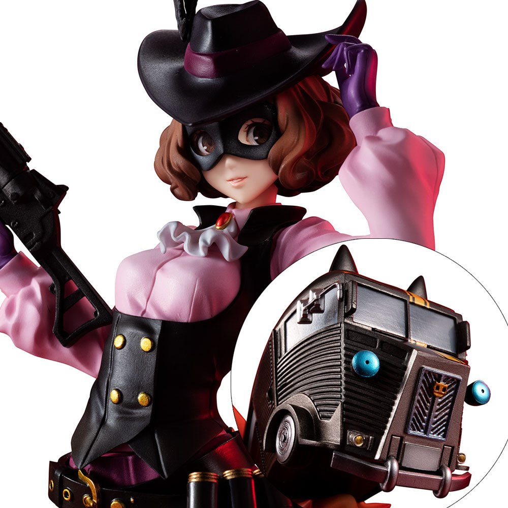 Persona 5 Royal Lucrea PVC Statue Noir (Haru Okumura) & Morgana Car 24cm - Scale Statue - Megahouse - Hobby Figures UK