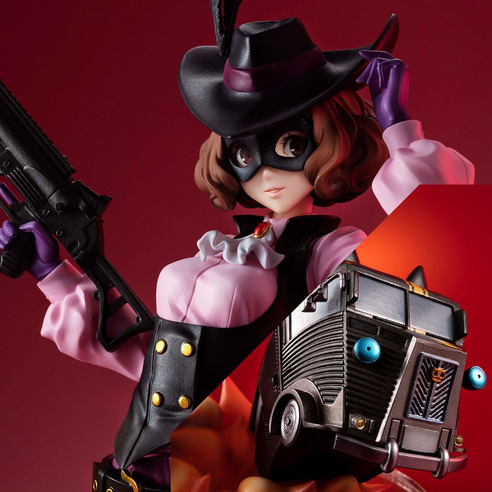 Persona 5 Royal Lucrea PVC Statue Noir (Haru Okumura) & Morgana Car 24cm - Scale Statue - Megahouse - Hobby Figures UK