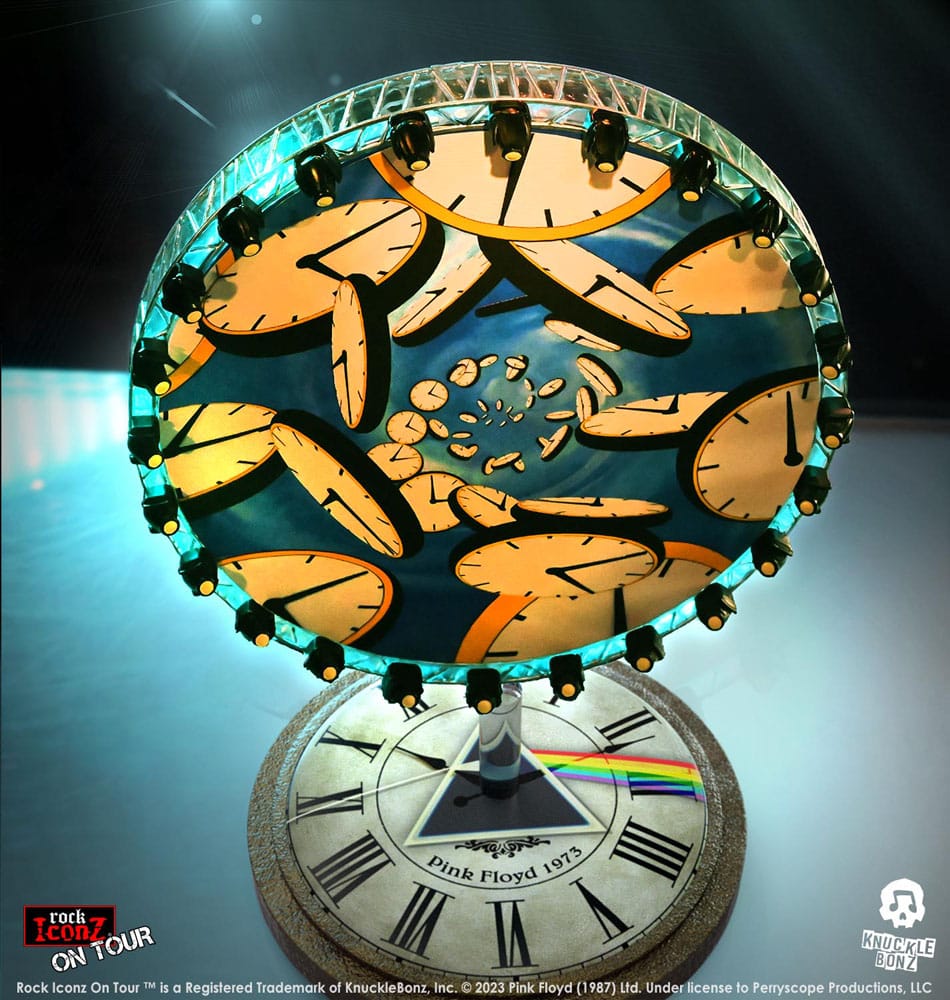 Pink Floyd Rock Iconz On Tour Statue Time Projection Screen (Dark Side of the Moon Tour) 25cm - Scale Statue - Knucklebonz - Hobby Figures UK