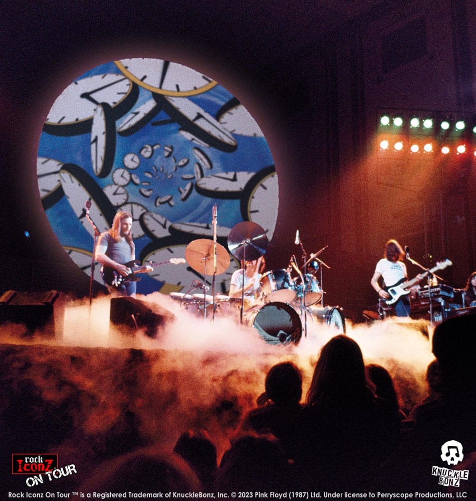 Pink Floyd Rock Iconz On Tour Statue Time Projection Screen (Dark Side of the Moon Tour) 25cm - Scale Statue - Knucklebonz - Hobby Figures UK