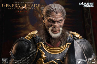 Planet of the Apes Statue General Thade with Horse 30cm - Scale Statue - Star Ace - Hobby Figures UK