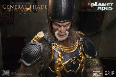 Planet of the Apes Statue General Thade with Horse 30cm - Scale Statue - Star Ace - Hobby Figures UK