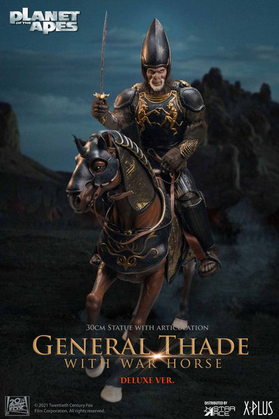 Planet of the Apes Statue General Thade with Horse 30cm - Scale Statue - Star Ace - Hobby Figures UK