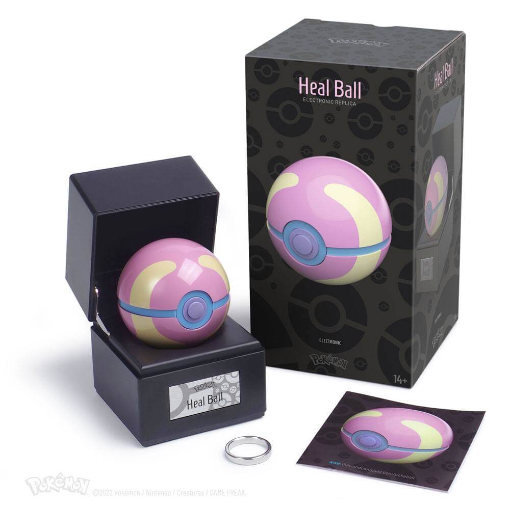 Pokémon Diecast Replica Heal Ball - Scale Statue - Wand Company - Hobby Figures UK