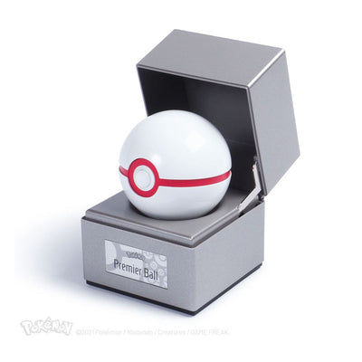 Pokémon Diecast Replica Premier Ball - Scale Statue - Wand Company - Hobby Figures UK