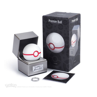 Pokémon Diecast Replica Premier Ball - Scale Statue - Wand Company - Hobby Figures UK