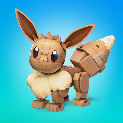 Pokémon Mega Construx Construction Set Build & Show Eevee 13cm - Construction Kit - Mattel - Hobby Figures UK