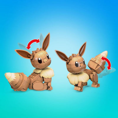 Pokémon Mega Construx Construction Set Build & Show Eevee 13cm - Construction Kit - Mattel - Hobby Figures UK