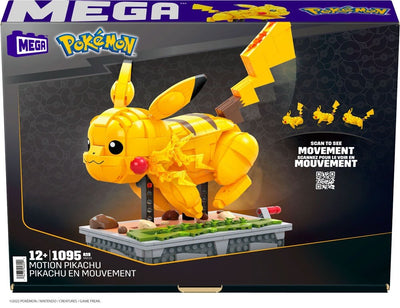 Pokémon Mega Construx Construction Set Motion Pikachu 22cm - Construction Kit - Mattel - Hobby Figures UK