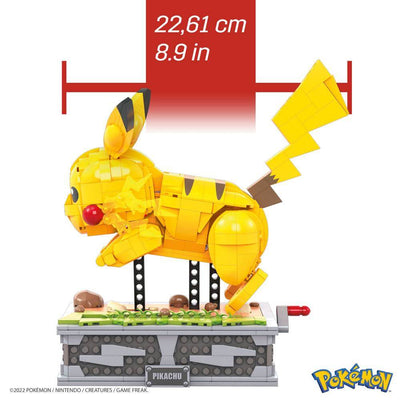 Pokémon Mega Construx Construction Set Motion Pikachu 22cm - Construction Kit - Mattel - Hobby Figures UK