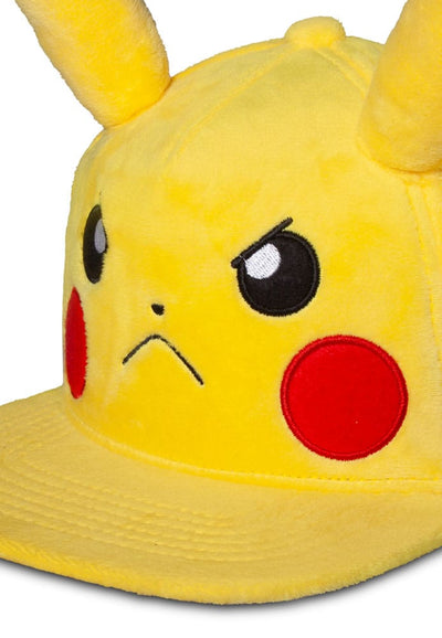 Pokémon Snapback Cap Angry Pikachu - Apparel & Accessories - Difuzed - Hobby Figures UK