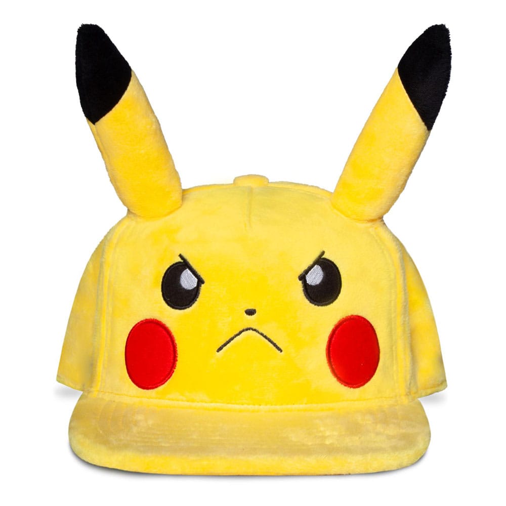 Pokémon Snapback Cap Angry Pikachu - Apparel & Accessories - Difuzed - Hobby Figures UK