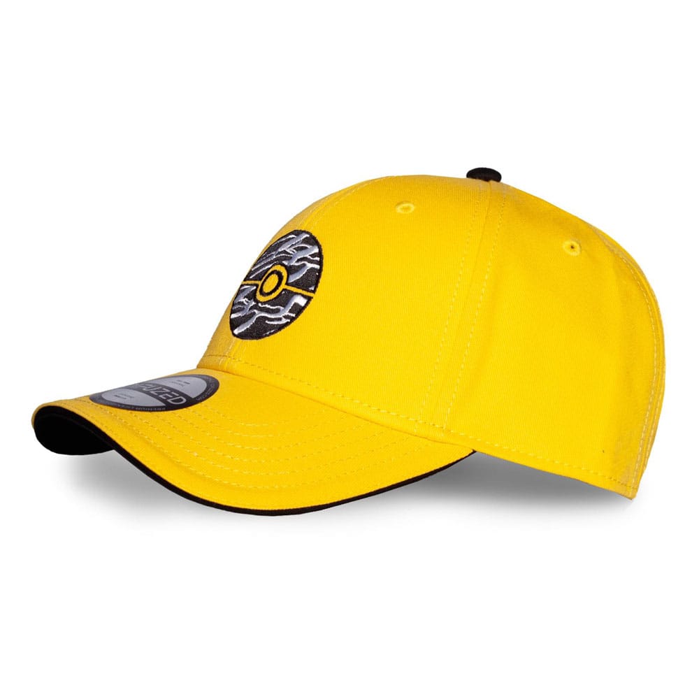 Pokemon Curved Bill Cap Pokeball Yellow - Apparel & Accessories - Difuzed - Hobby Figures UK