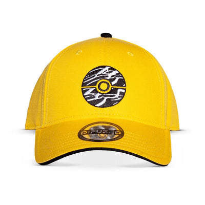 Pokemon Curved Bill Cap Pokeball Yellow - Apparel & Accessories - Difuzed - Hobby Figures UK