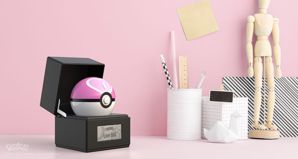 Pokémon Diecast Replica Love Ball - Scale Statue - Wand Company - Hobby Figures UK