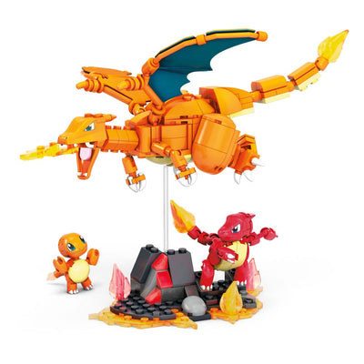 Pokémon Mega Construx Construction Set Charmander Evolution Set - Construction Kit - Mattel - Hobby Figures UK