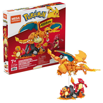 Pokémon Mega Construx Construction Set Charmander Evolution Set - Construction Kit - Mattel - Hobby Figures UK