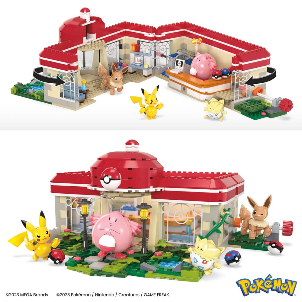 Pokémon Mega Construx Construction Set Forest Pokémon Center - Construction Kit - Mattel - Hobby Figures UK