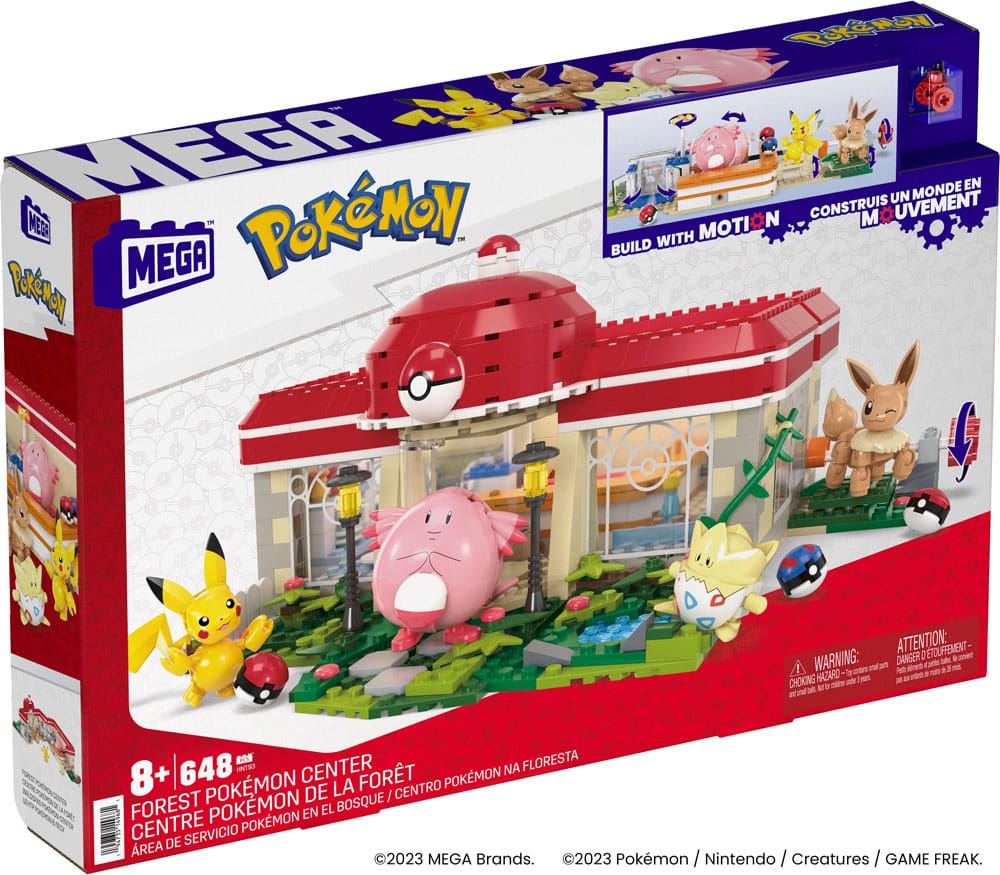 Pokémon Mega Construx Construction Set Forest Pokémon Center - Construction Kit - Mattel - Hobby Figures UK