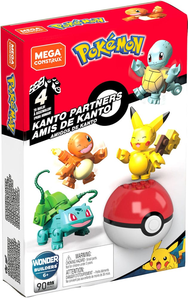 Pok mon Mega Construx Construction Set Kanto Partners