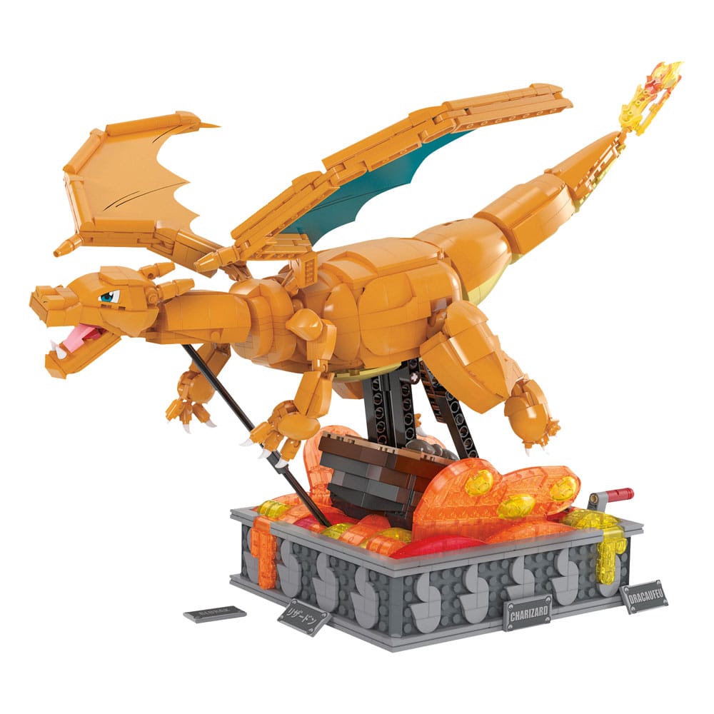 Pokémon Mega Construx Construction Set Motion Charizard 30cm - Construction Kit - Mattel - Hobby Figures UK