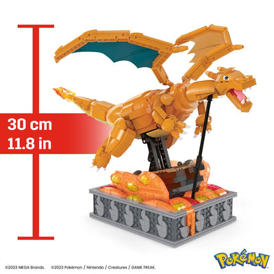 Pokémon Mega Construx Construction Set Motion Charizard 30cm - Construction Kit - Mattel - Hobby Figures UK