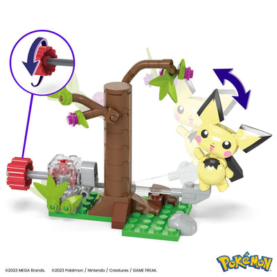 Pokémon Mega Construx Construction Set Pichu's Forest Forage - Construction Kit - Mattel - Hobby Figures UK