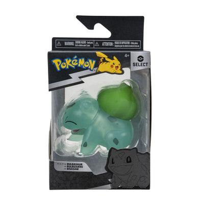 Pokémon Select Battle Figure Bulbasaur (Translucent) 7.5cm - Action Figures - Jazwares - Hobby Figures UK
