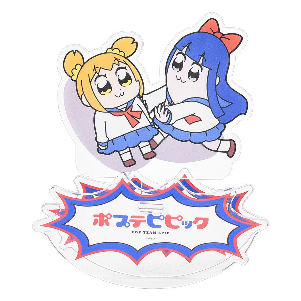 Pop Team Epic GoodSmile Moment Rocking Acrylic Stand Popuko & Pipmi 12cm - Mini Figures - Good Smile Company - Hobby Figures UK