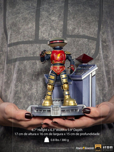 Power Rangers Deluxe Art Scale Statue 1/10 Alpha 5 17cm - Scale Statue - Iron Studios - Hobby Figures UK