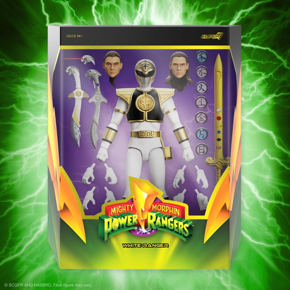 Power Rangers Ultimates Action Figure White Ranger – Hobby Figures