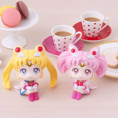 Pretty Guardian Sailor Moon Look Up PVC Statues Super Sailor Moon & Super Sailor Chibi Moon Limited Ver. 11cm - Mini Figures - Megahouse - Hobby Figures UK