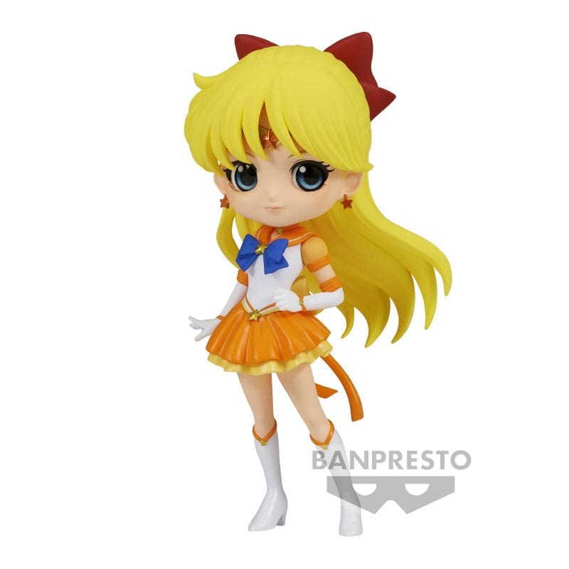 Pretty Guardian Sailor Moon Cosmos The Movie Q Posket PVC Statue Eternal Sailor Venus (Ver. B) 14cm - Scale Statue - Banpresto - Hobby Figures UK