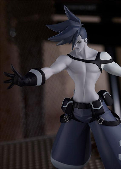 Promare Pop Up Parade PVC Statue Galo Thymos: Monochrome Ver. 18cm - Scale Statue - Good Smile Company - Hobby Figures UK