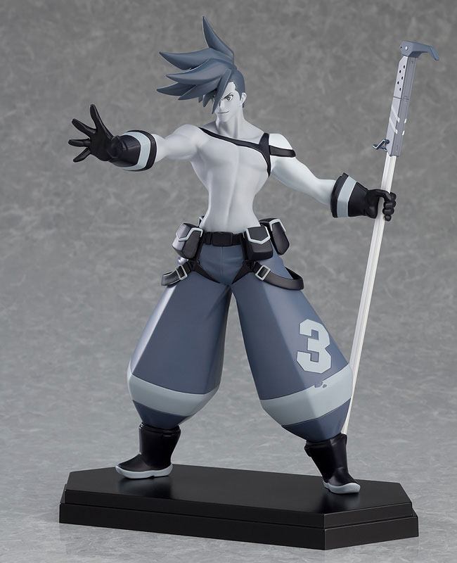 Promare Pop Up Parade PVC Statue Galo Thymos: Monochrome Ver. 18cm - Scale Statue - Good Smile Company - Hobby Figures UK