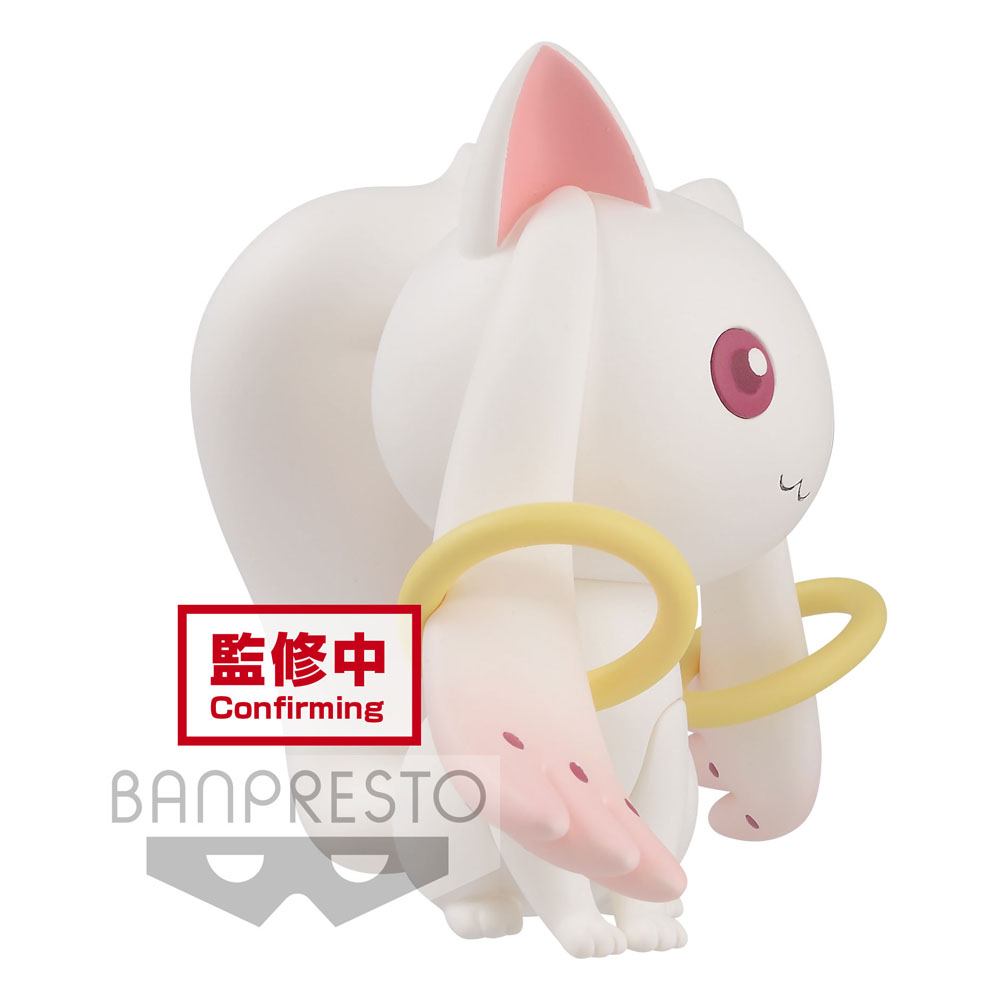 Puella Magi Madoka Magica 10th Anniversary Fluffy Puffy Mini Figure Kyubey 7cm - Mini Figures - Banpresto - Hobby Figures UK