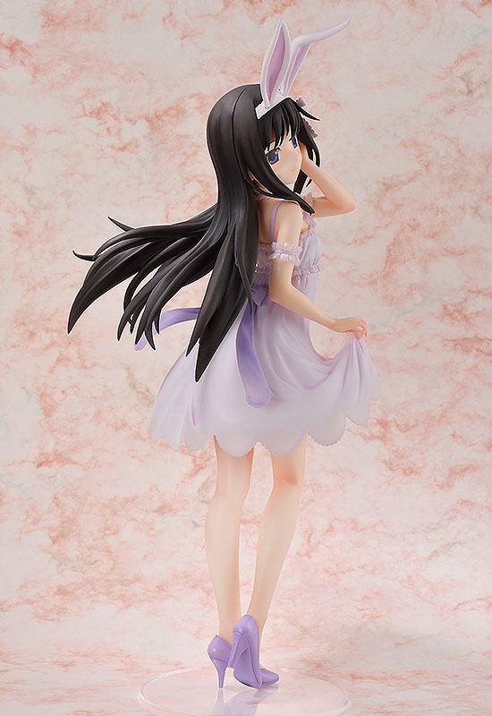 Puella Magi Madoka Magica The Movie Rebellion PVC Statue 1/4 Homura Akemi Rabbit Ears Ver. 42cm - Scale Statue - FREEing - Hobby Figures UK