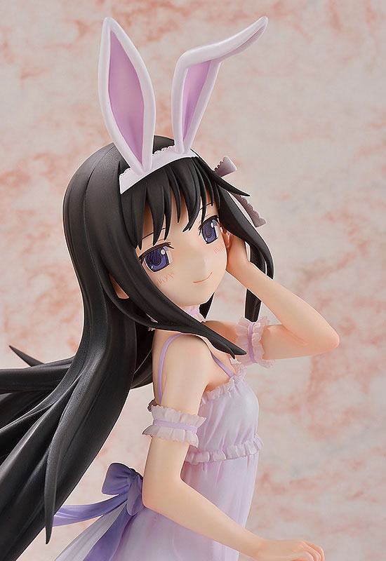Puella Magi Madoka Magica The Movie Rebellion PVC Statue 1/4 Homura Akemi Rabbit Ears Ver. 42cm - Scale Statue - FREEing - Hobby Figures UK