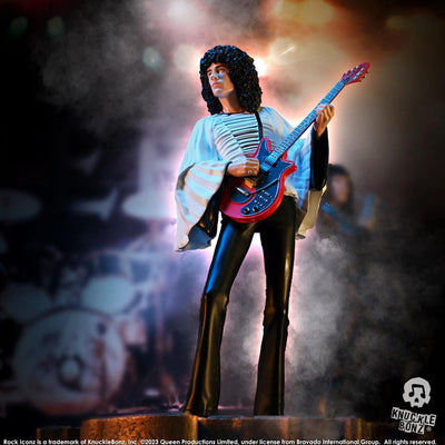Queen Rock Iconz Statue Brian May II (Sheer Heart Attack Era) 23cm - Scale Statue - Knucklebonz - Hobby Figures UK