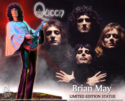 Queen Rock Iconz Statue Brian May II (Sheer Heart Attack Era) 23cm - Scale Statue - Knucklebonz - Hobby Figures UK