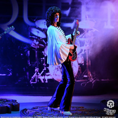 Queen Rock Iconz Statue Brian May II (Sheer Heart Attack Era) 23cm - Scale Statue - Knucklebonz - Hobby Figures UK