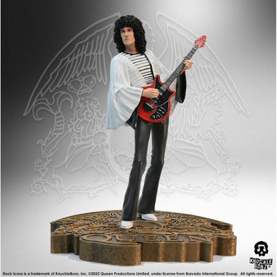 Queen Rock Iconz Statue Brian May II (Sheer Heart Attack Era) 23cm - Scale Statue - Knucklebonz - Hobby Figures UK